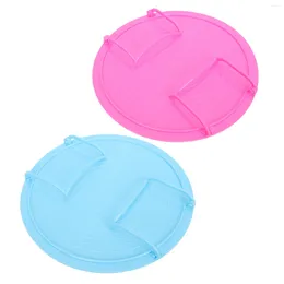 Kitchen Storage 2 Pcs Supplies Microwave Steam Rack Food Tray Dish Plate Holder Steamer