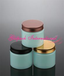 eco friendly cosmetic jars 120G plastic beauty containers 120ML 42oz makeup containers storage Skylight colored PET empty jar7772888