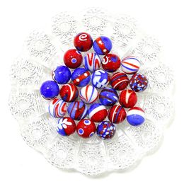 24PCS Creative Rare Glass Marbles Ball Game Pinball Bedroom Desk Aquarium Ornaments Garden Outdoor Decoration Accessories 16mm 240129