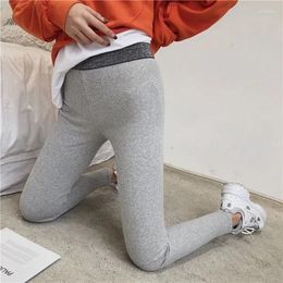 Women's Leggings Women Sequined High Waist Legging Pants Korean Ladies Casual Elastic Trousers Female Spring Solid Elegant Pant