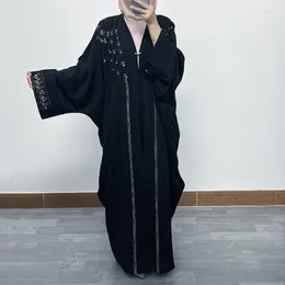 Ethnic Clothing F367Abaya Dubai Luxury Muslim Women Bat Sleeves Turkey Prayer Modest Dress Hijab Kaftan For Woman Ramdan Kimono Robe