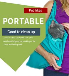 Pet Bag Outdoor Cat Bags Dog Backpack Out Portable Foldable Carrier Bags Breathable Portable Comfort Easy Wash Multifunction Bag C9239828