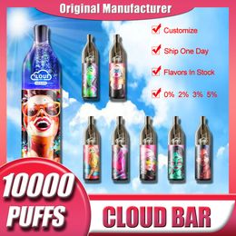 Original cloud bar Tornado puff 10000 vape 10k Disposable vaper 10000 Pod Device puff Rechargeable e cigarette Vape Pen vs POCO RM R&M 10K RUB Light