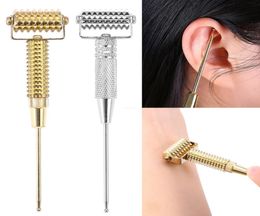 Face Massager Ear Acupoints Probe Acupuncture Points Needle Probe Facial Tightening Slimming Spring Roller Double Chin Removal9599714