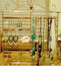 New 48 hole 10 hook multifunction necklace braceletearringsjewelry display rack stand HT14572531