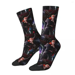 Men's Socks Hip Hop Vintage Ryomen Sukuna Crazy Unisex Jujutsu Kaisen Japanese Adventure Anime Pattern Printed Novelty Crew Sock