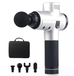Muscle Massage Gun Sport Therapy Massager Body Relaxation Pain Relief Slimming Shaping Massager 4 Heads With Ba5094518