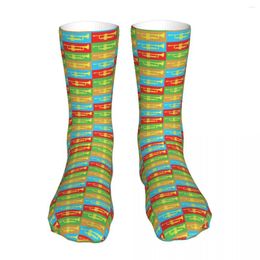 Men's Socks Colorful Trumpet Unisex Novelty Winter Warm Thick Knit Soft Casual