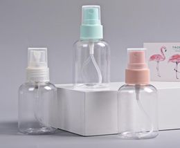Whole 50ml Plastic Spray Bottle MINI Clear Empty Perfume Bottles Mist Spray Bottles Lotion Travel Bottle Cosmetic Packaging Co5728669