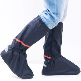 High Quality Nylon Oxford Shoes Cover Men Women Waterproof Shoe Covers AntiSlip Thicken Reusable Outdoor Travel Boot 240125