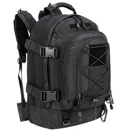Super large 60L tactical backpack suitable for men women outdoor waterproof hiking backpack travel backpack laptop backpack 240208