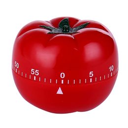 100pcs Creative Mechanical Cooking timer ABS Tomato Shape Timers For Home Kitchen 60 Minutes Alarm Countdown Tool Counter Tools