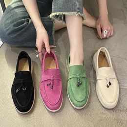 Women Loafers Candy Color Flats Soft Slip on Flat Shoes Woman Ballet Boat Ladies zapatos mujer 240126