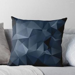 Pillow Black And Blue Polygonal Pattern . Throw Decorative Cover Pillowcases For Pillows Child S Sofa