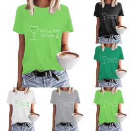 Women's T Shirts Sweatshirt Womens Cute Trendy Shirt Casual Short Sleeve Pullover Tops By Baggy For Women