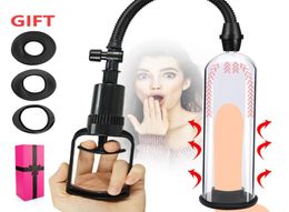 Sex Toy Massager user Manual Penis Enlarger Pump Enhancement Extender Toys for Men Male Masturbators Trainer Vacuum Adult Tool7487467