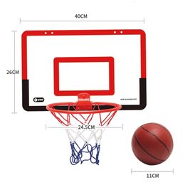 Portable Basketball Hoop Toys Kit Foldable Indoor Home Fans Sports Game Toy Set for Kids Children Adults 240202