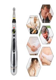 Electronic Acupuncture Pen Massager Electric Meridians Therapy Heal Massage Meridian Energy Pens Relief Pain Tools Wholea299344350