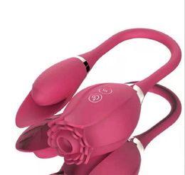 Oral Sex Clitoral Sucking Vibrator with 10 Suctions and Lick Pussy Sucker Nipple Stimulator Rose Toys for Women6995149