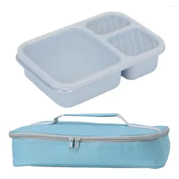 Dinnerware Lunch Box Bag Wheat Straw Lasting Great For Kids And Easy To Carry Durable Tableware School Crisper