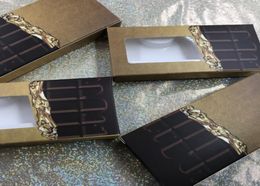 Eyelashes packaging fit 25mm 27mm 28mm long lashes custom private logo available cheap chocolate lash box FDshine1894907