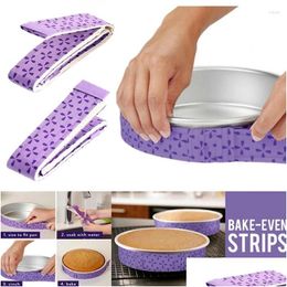 Baking Pastry Tools 1Pcs Cake Mould Tray Protection Strap Strip Anti-Deformation Pasteleria Accesorios Kitchen Gadgets Drop Delivery Ho Othie