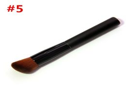 Makeup Brush Pincel Maquiagem Liquid Foundation Concave Flat Angled Brushes Face Care Tool Black Color3488453