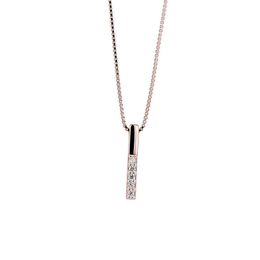 Yuexin S925純銀の長い幾何学的ネックレス女性韓国語版、シンプルで人気のあるZirconium Collar Chainでセットされた性格