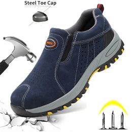 CHNMR Work Sneakers Safety Shoes Men Steel Toe Puncture-Proof Boots Indestructible Shoes Work Women Boot Industrial Shoes 240130