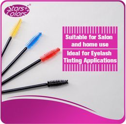 50 pcsBag High quality plastic soft brush Mini Disposable Eyelash Brush Wands Makeup Cosmetic Mascara Tools length 72mm5724845