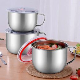 Dinnerware 1.3L 1.6L Stainless Steel Lunch Box Heat Resistant Sealed Storage High Quality