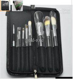 2016 NEW good quality Lowest Selling good Makeup Brush 8 pcs Set Pouch Professional Brush8420419