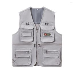 Men's Vests Multi-Pocket Breathable Outdoor Sports Coat Leisure Vest High-Quality Design