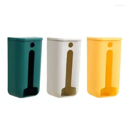 Kitchen Storage Trash Bag Holder High Quality Easy To Install Convenient Save Space Durable Garbage Lid Container Box