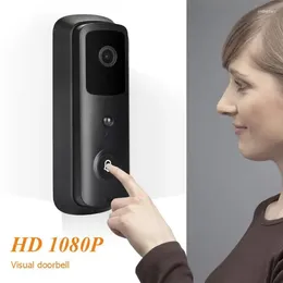 Doorbells Wifi Door Bell 1/2.7 Inch Waterproof Night 1080p Digital Visual Intercom Tuya Intelligent Doorbell V30 Camera