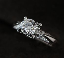 Have Silver Certificate Real 100 925 Sterling Silver Engagement Ring Set 125 Ct Simulated Diamond Wedding Rings For Women3899358