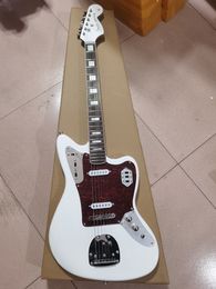 White Panther electric guitar, maple guitar head, rosewood fingerboard, red pearl guard board, in stock