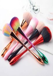 Goblet Small Slim Waist Powder Brush Portable Blusher Makeup Brushes Sets Cosmetics Tools2847935