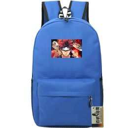 Food Wars backpack Shokugeki no Soma day pack Yukihira school bag Cartoon Print rucksack Sport schoolbag Outdoor daypack