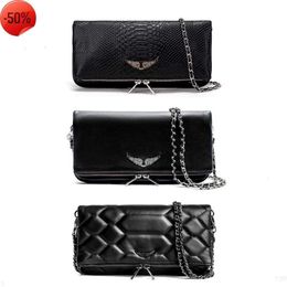 Pochette Rock Swing Wings Zadig Voltaire Bag Womens Tote Handbag Shoulder Designer Man Genuine Leather Wing Chain Luxury Fashion Clutch Flap Cross Body Bag