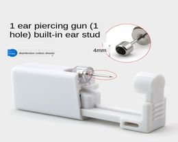 JIOROMY 1PC Disposable Sterile Ear Piercing Unit Cartilage Tragus Helix Piercing Gun NO PAIN Piercer Tool Machine Kit Stud DIY9593616