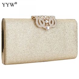 sequin Clutch Bags for women evening clutches purse female elegant party bag with chain rhinestone shoulder bag wallet 240125