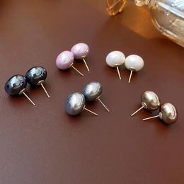 Stud Earrings KAITIN Highlighted Pearl For Women Retro French Versatile Premium Earring Elegant Style Light Luxury Jewelry