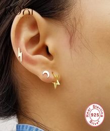 ROXI 925 Sterling Silver Exquisite Stud for Women Jewellery Hollow Fivepointed Star Earrings Piercing Ear Studs8467937