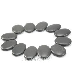 Healthy Life 7pcs set Massage Stones Massage Lava Natural Stone Set Spa Rock Basalt Stone 9267467