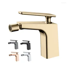 Bathroom Sink Faucets Est Brass Faucet Wash Basin Cold Water Mixer Tap Rotatable Spout Copper Design