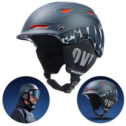 Ski Helmet AntiImpact EPS Mountain Bike Protective Foam Women Men Snowboard Cooling Vents Snow Sports 240124