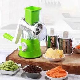 Multifunctional Roller Vegetable Cutter Hand Crank Home Kitchen Shredder Potato Grater 240125