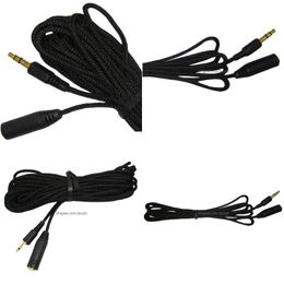 Audio Cables Connectors 3.5Mm Stereo O Earphone Extension 5M//1.5M Tra Long For Headphone Computer Cellphone Mp3/4 Drop Delivery E Dhmu7