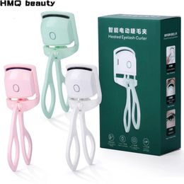 150Ha Portable Electric Heated Eyelash Curler Comb Long Lasting Eyelashes Curls Thermal Makeup Eye Lash Perm 240131